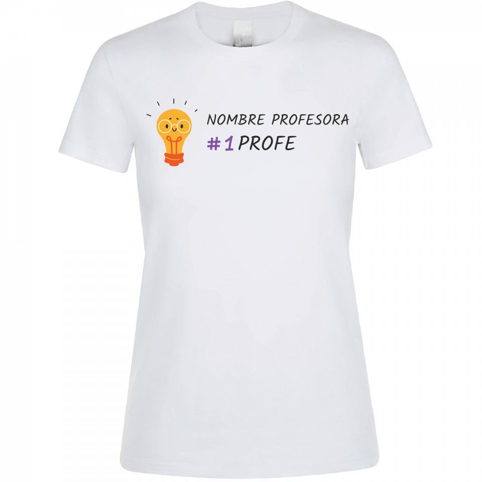 Camiseta para profesora: Número uno