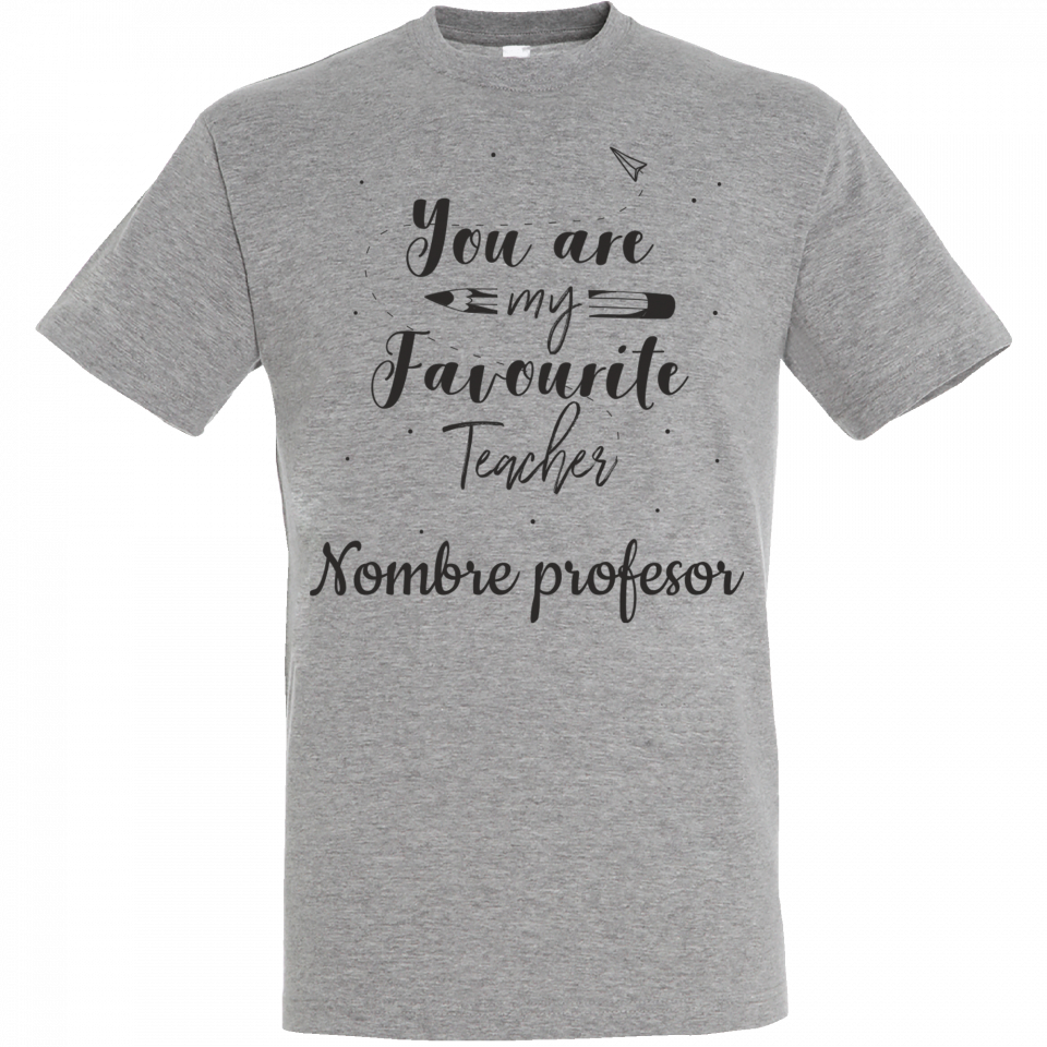 Camiseta para profesor: You are my favourite teacher