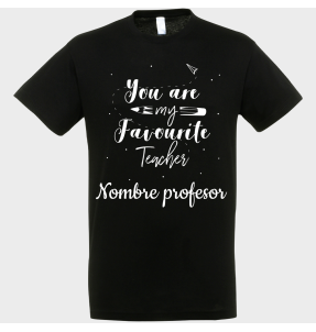 Camiseta para profesor: You are my favourite teacher