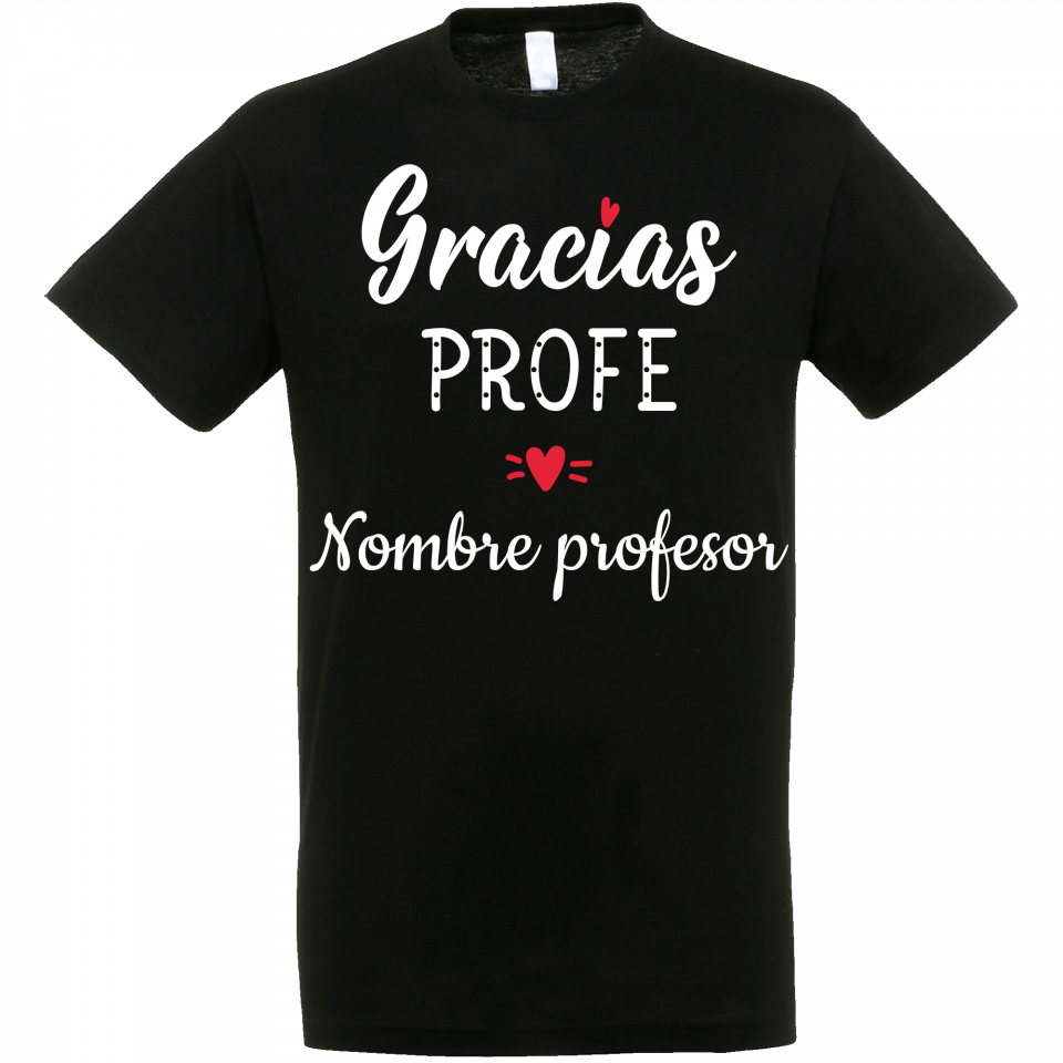 Camiseta para profesor: Gracias profe