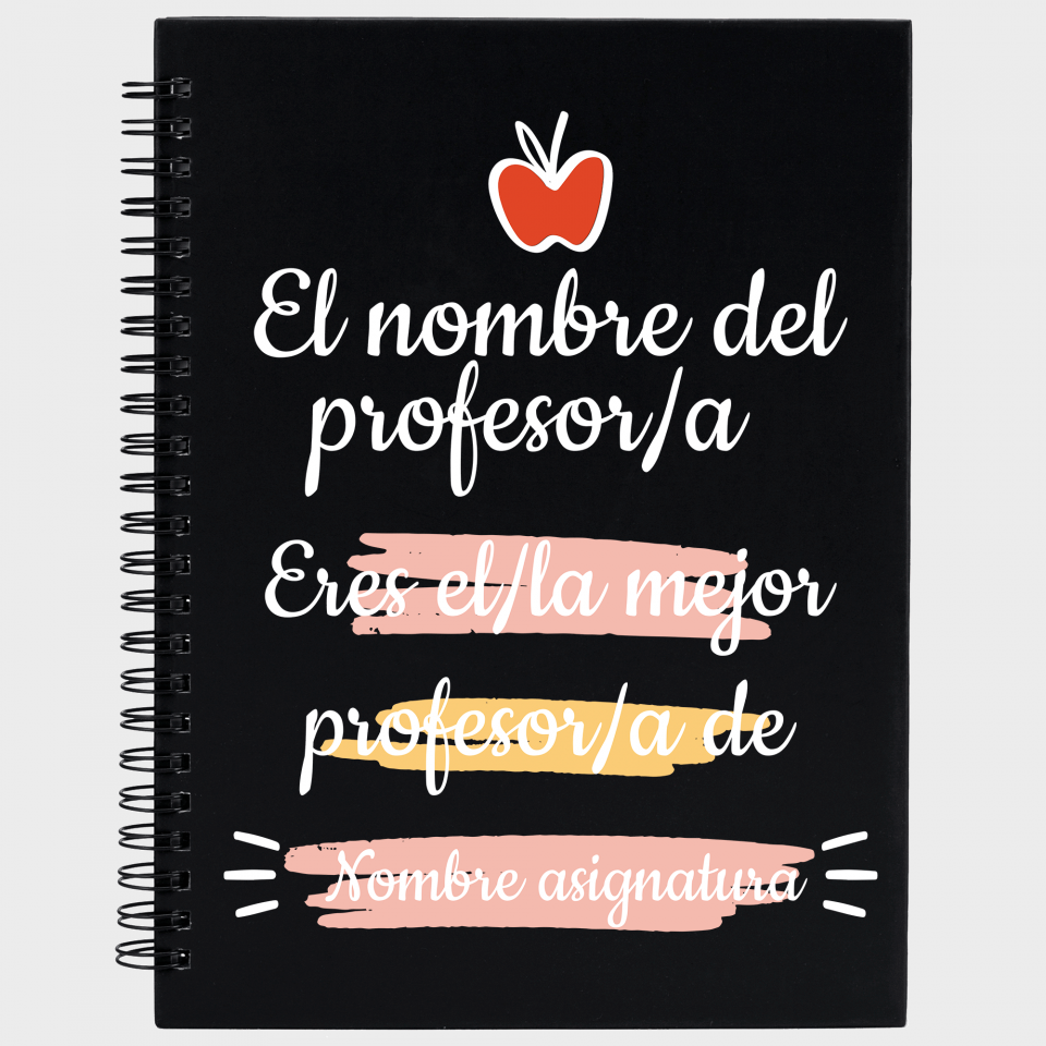 Libreta para profesor: Eres el mejor profesor