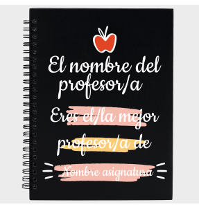 Libreta para profesor: Eres el mejor profesor