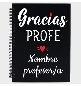 Libreta para profesor: Gracias profe