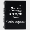 Libreta para profesor: You are my favourite teacher