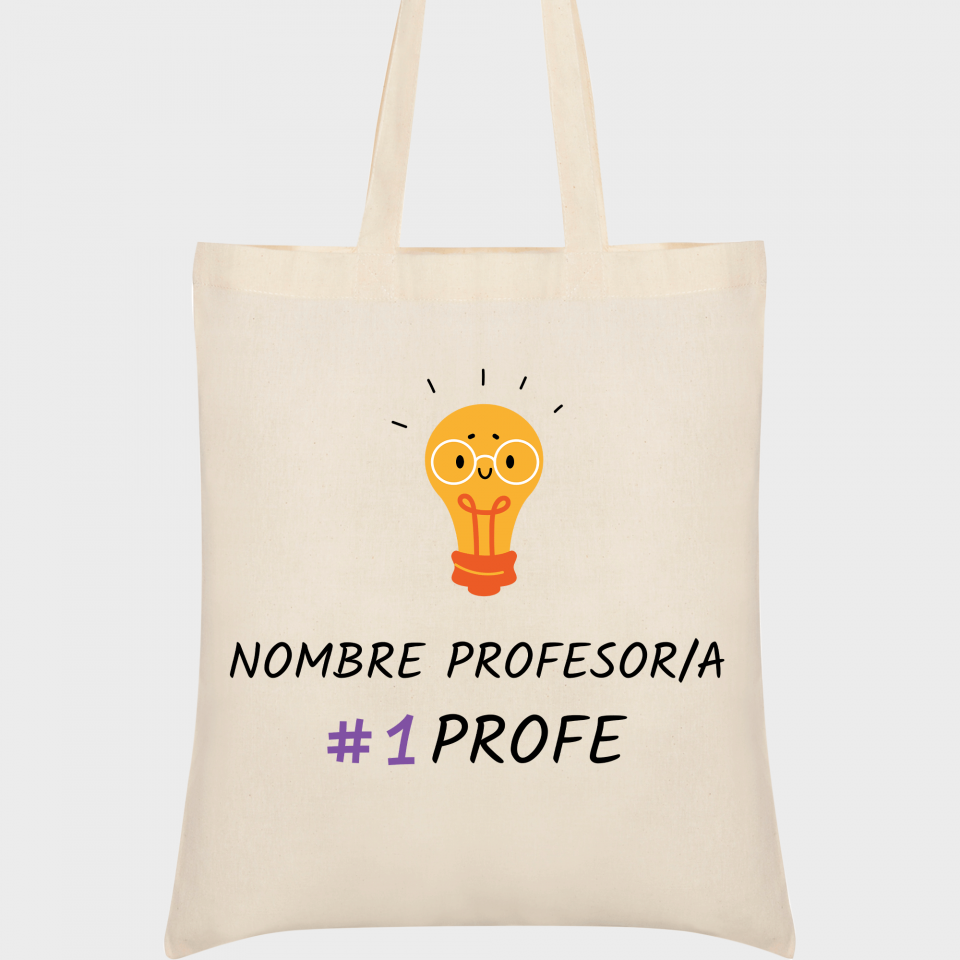 Bolsa de tela para profesor: Número uno