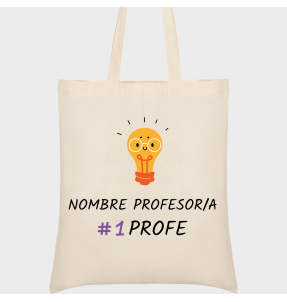 Bolsa de tela para profesor: Número uno