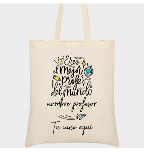 Bolsa de tela para profesor: El mejor profe