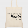 Bolsa de tela para profesora: Maestra molona