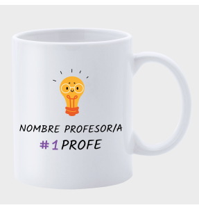 Taza para profesor: Número uno
