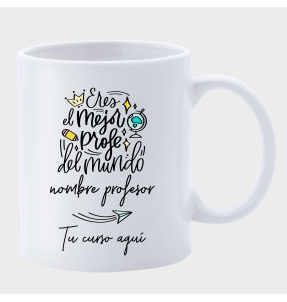 Taza para profesor: El mejor profe
