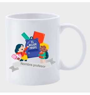 Taza para profesor: Eres el mejor profe
