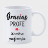 Taza para profesor: Gracias profe