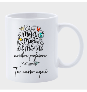 Taza para profesora: La mejor profe