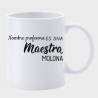 Taza para profesora: Maestra molona