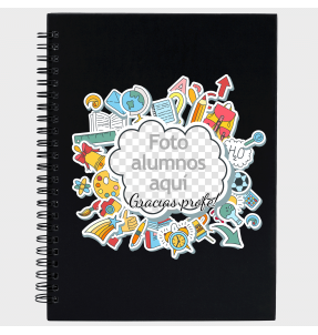 Libreta para profesor: Muchas gracias profe