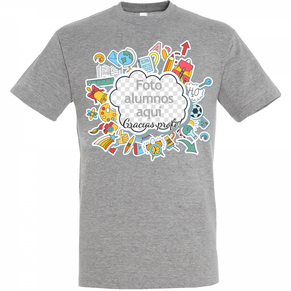 Camiseta para profesor: Muchas gracias profe