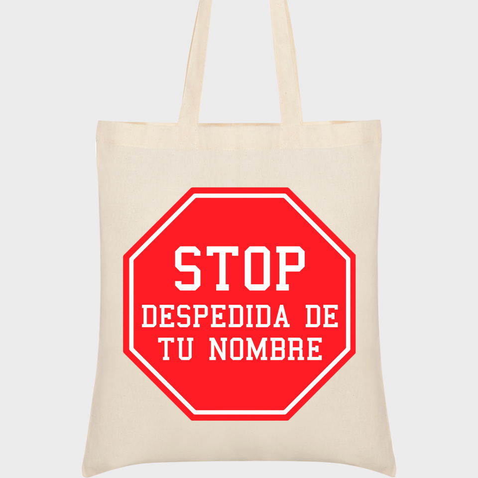 Bolsa de tela para despedida de soltero: stop