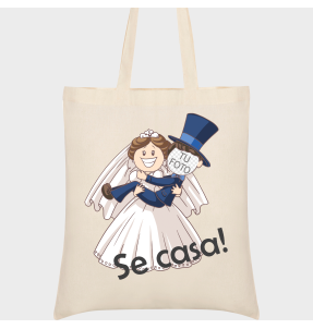 Bolsa de tela para despedida de soltero: se casa