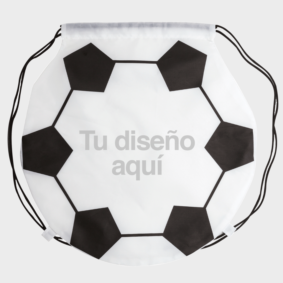 Mochila Milano con forma de balón fútbol personalizada