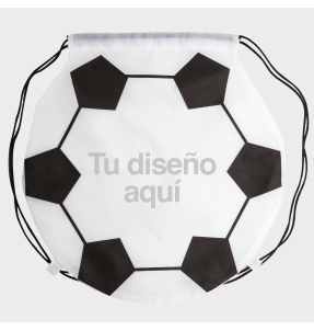 Mochila Milano con forma de balón fútbol personalizada
