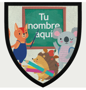 Parche escudo animales