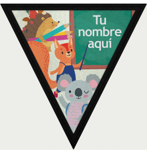 Parche triangular animales