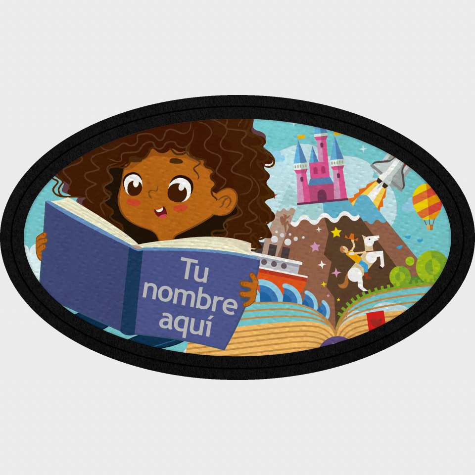 Parche ovalado cuento