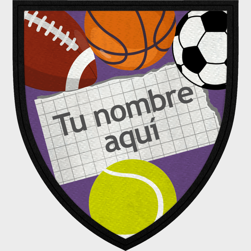 Parche escudo deporte