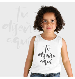 Camiseta niña tirantes personalizada