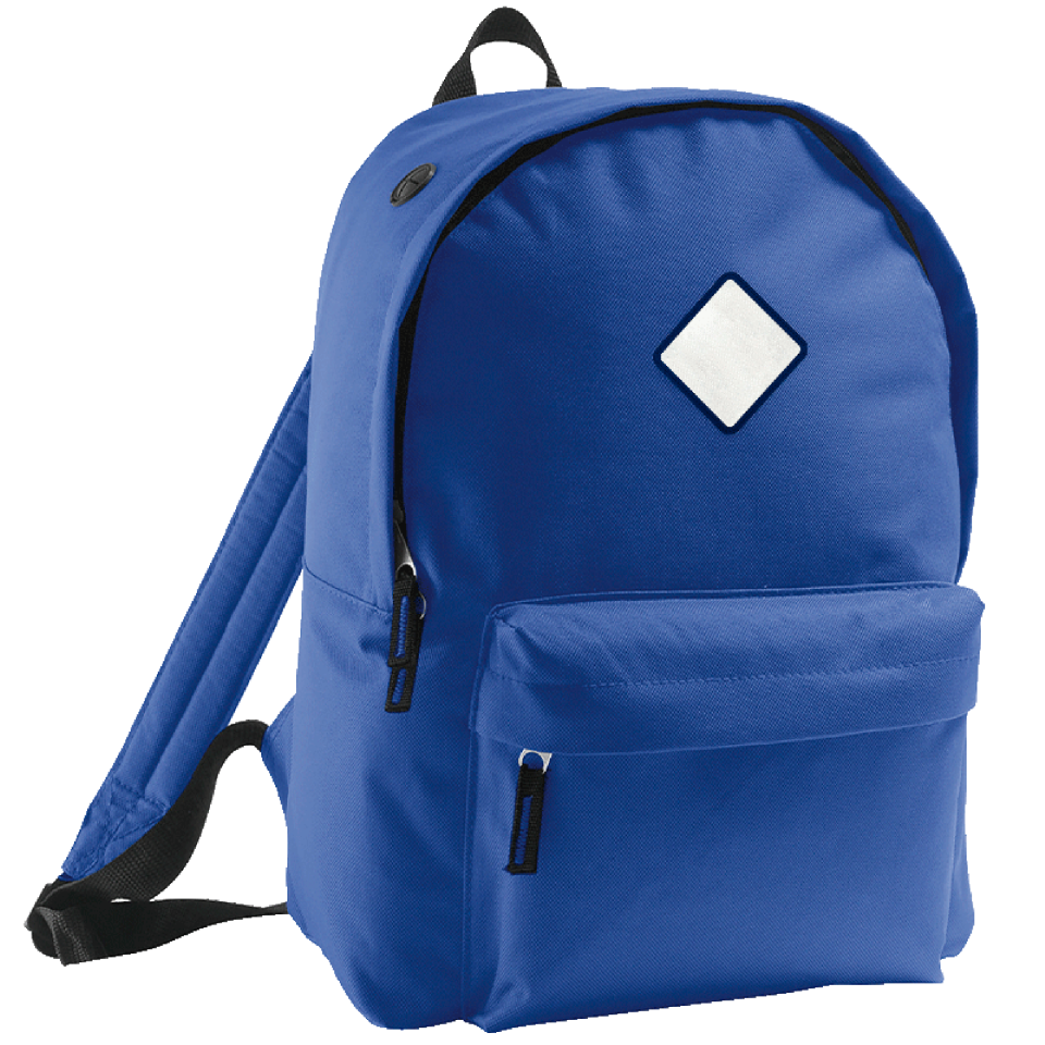 Mochila adulto con parche rombo personalizada