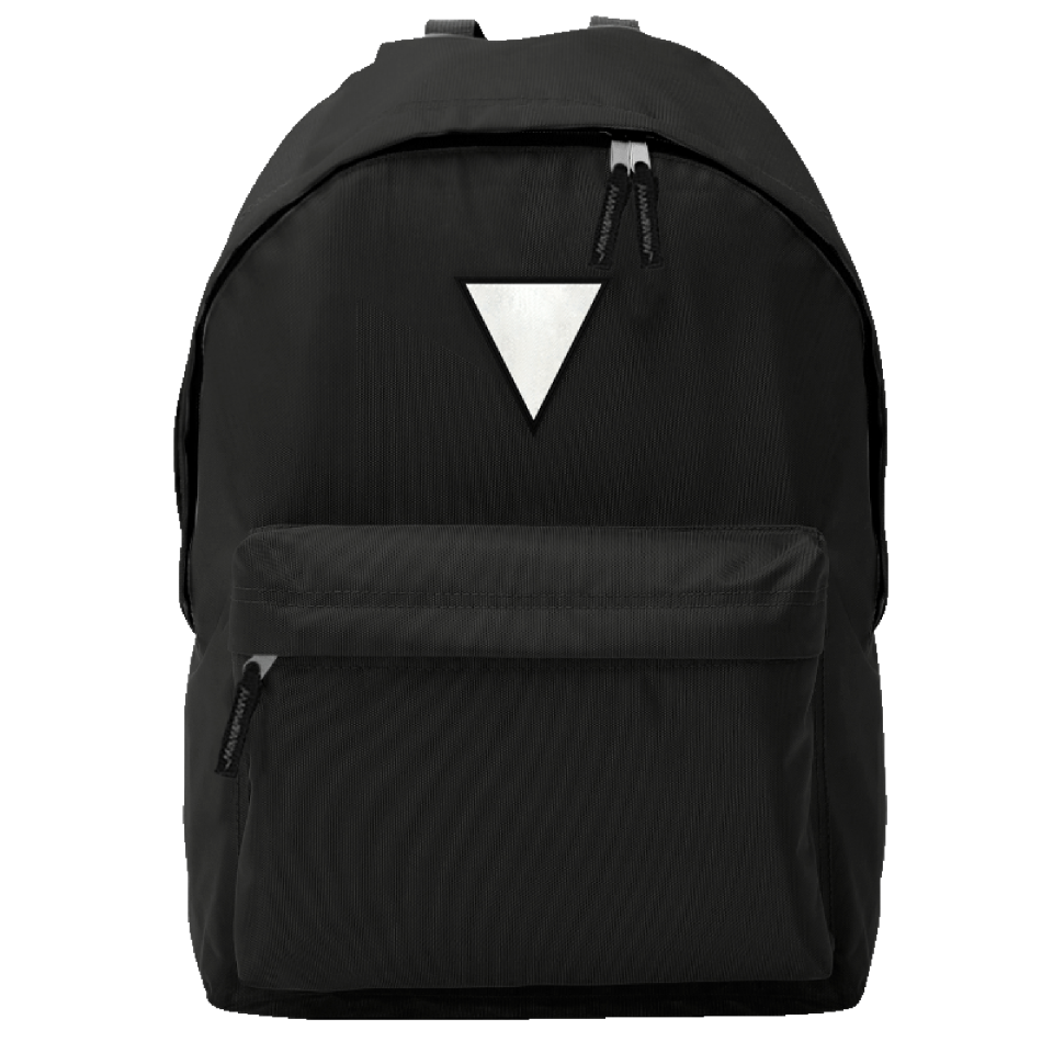 Mochila adulto con parche triangular personalizada