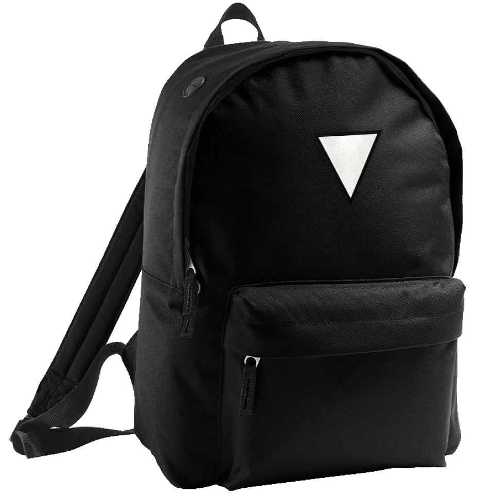 Mochila adulto con parche triangular personalizada