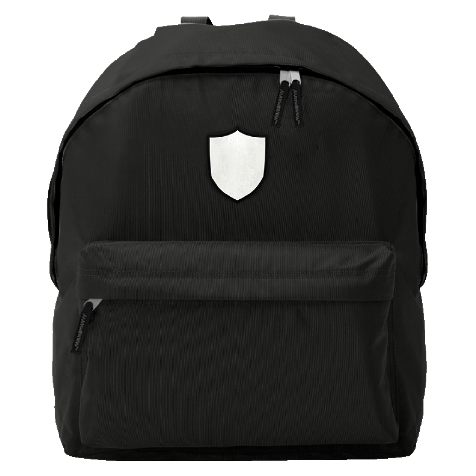 Mochila infantil con parche escudo 2 personalizada