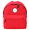 Mochila infantil con parche redondo personalizada