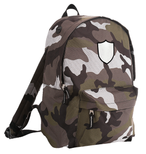 Mochila adulto con parche escudo 2 personalizada