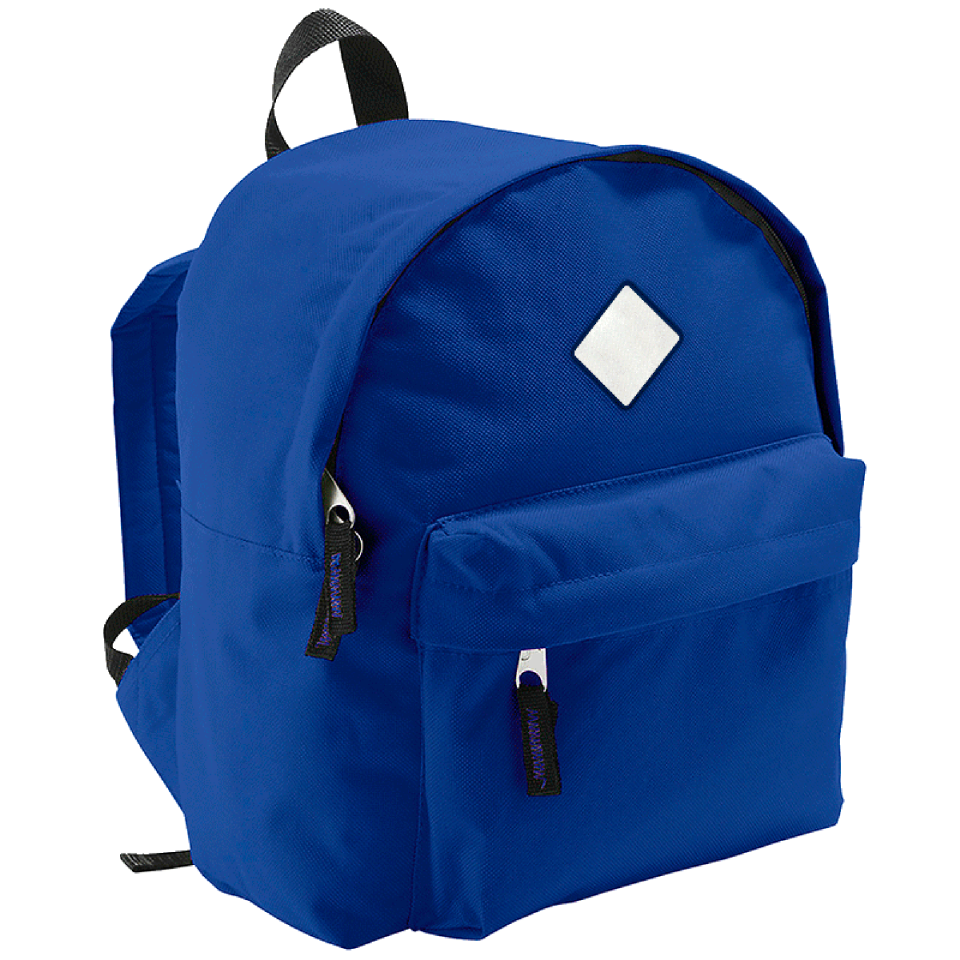 Mochila infantil con parche rombo personalizada