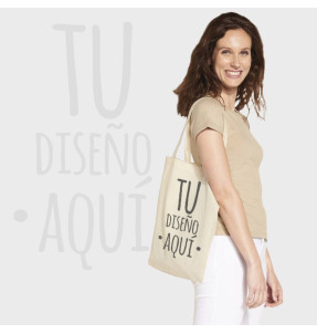 Bolsa de tela orgánica personalizada