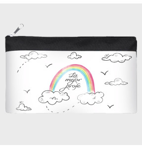 Estuche para profesor: arco iris
