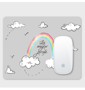 Alfombrilla para profesor: arco iris