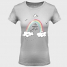 Camiseta para profesora: arco iris