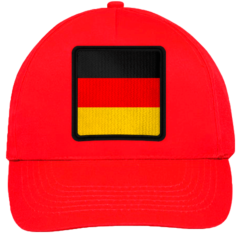Gorra infantil con bandera Alemania