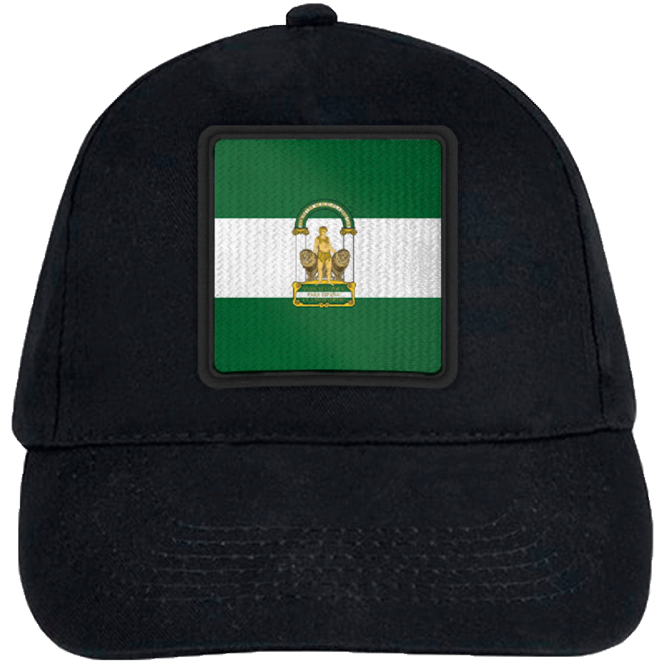 Gorra infantil con Bandera Andalucía