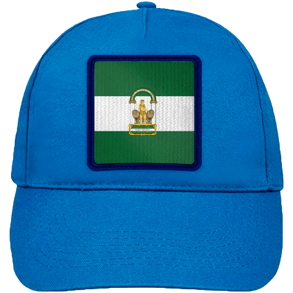 Gorra infantil con Bandera Andalucía