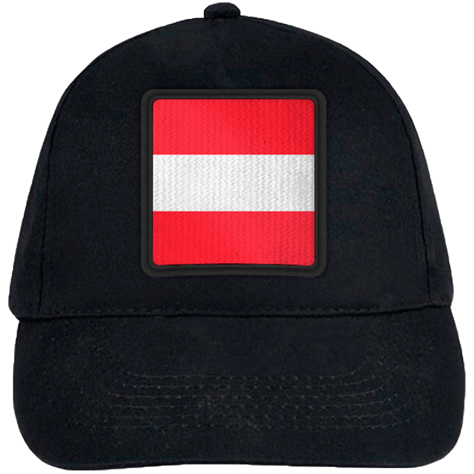 Gorra infantil con bandera Austria