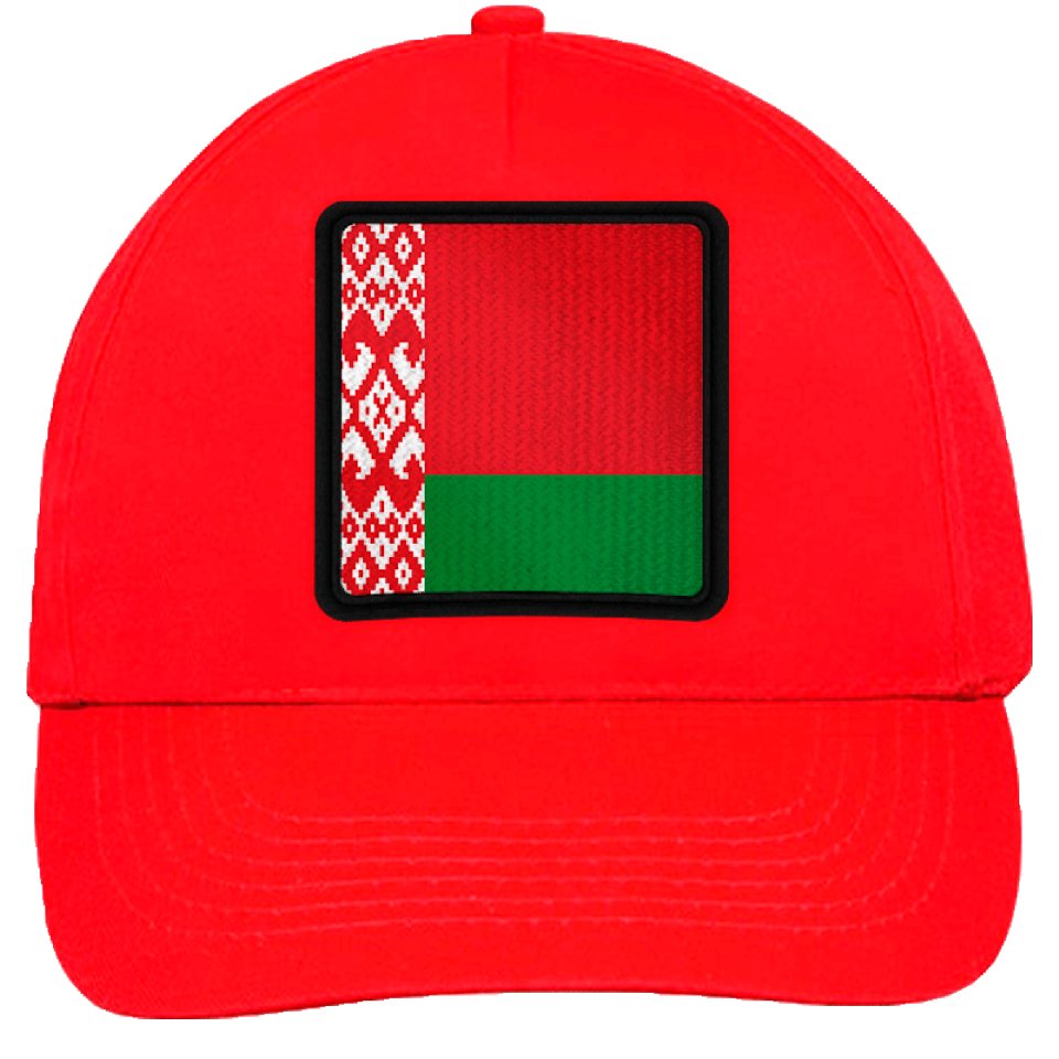 Gorra infantil con bandera Bielorrusia