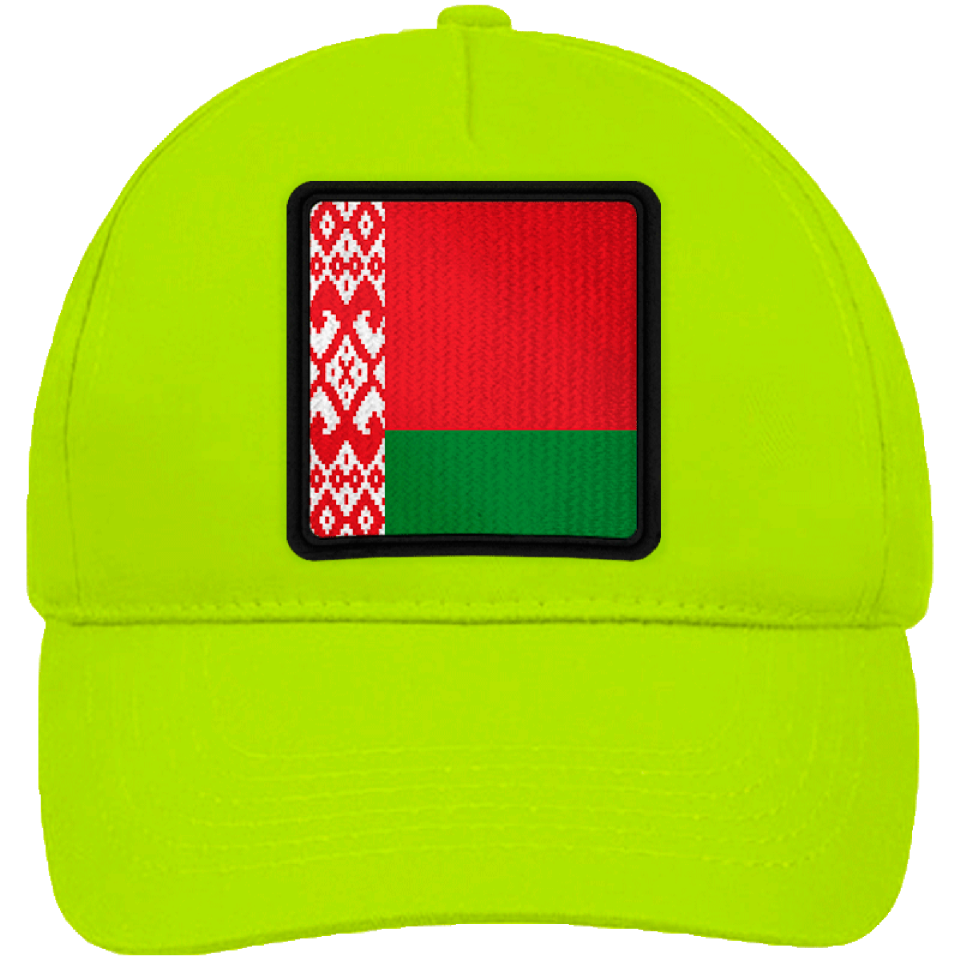 Gorra infantil con bandera Bielorrusia
