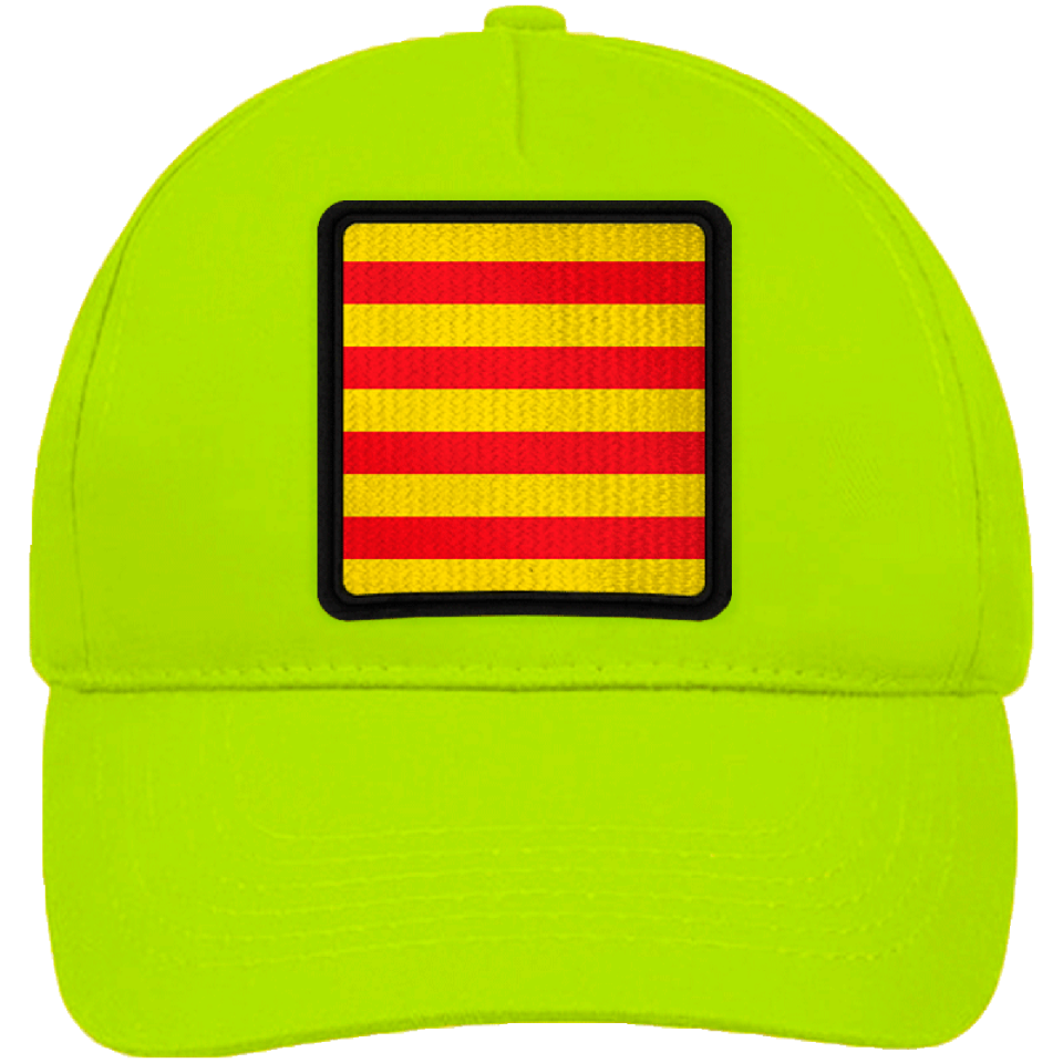 Gorra infantil con bandera Catalunya