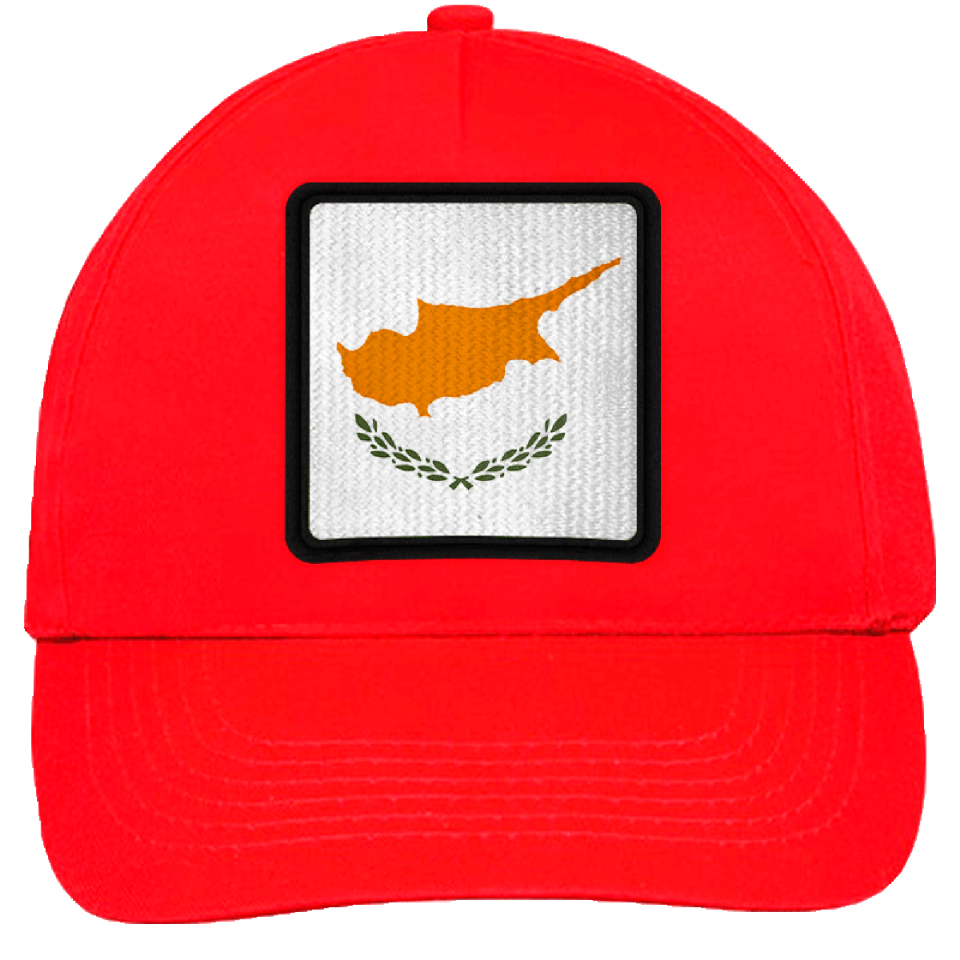 Gorra infantil con bandera Chipre