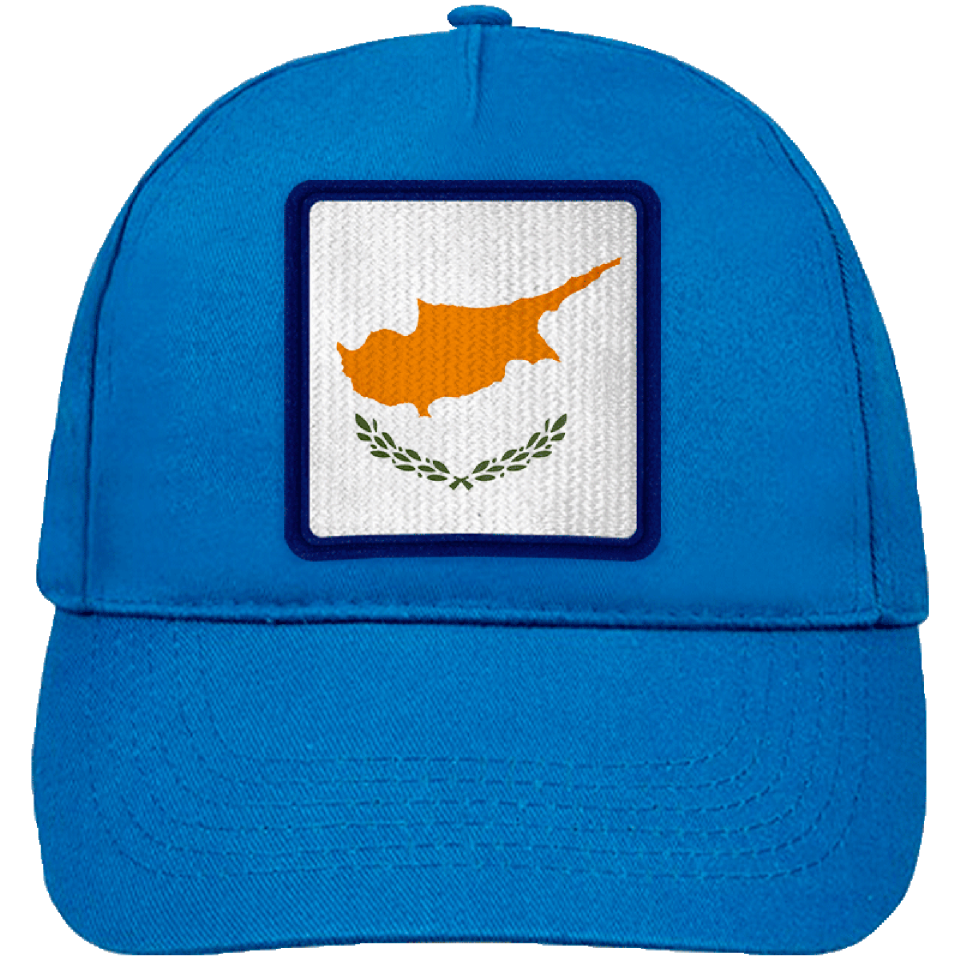 Gorra infantil con bandera Chipre