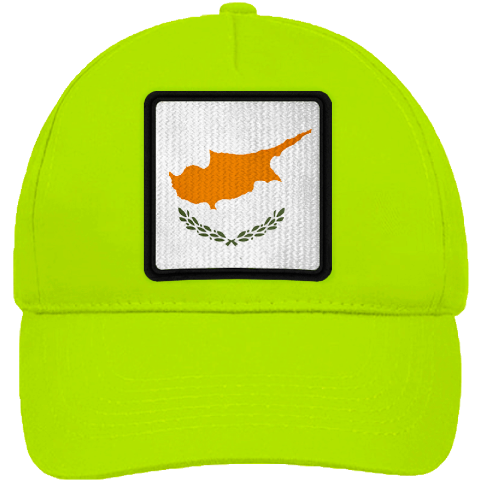 Gorra infantil con bandera Chipre
